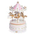 Classic Musical Carousel - Pink/White