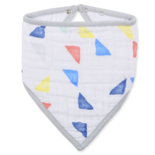 Aden and Anais - 1pk CLASSIC BANDANA BIB LEADER OF THE PACK TRIANGLES - Artock Australia