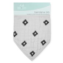 Aden and Anais - 1pk CLASSIC BANDANA BIB LOVESTRUCK MID AZTEC - Artock Australia