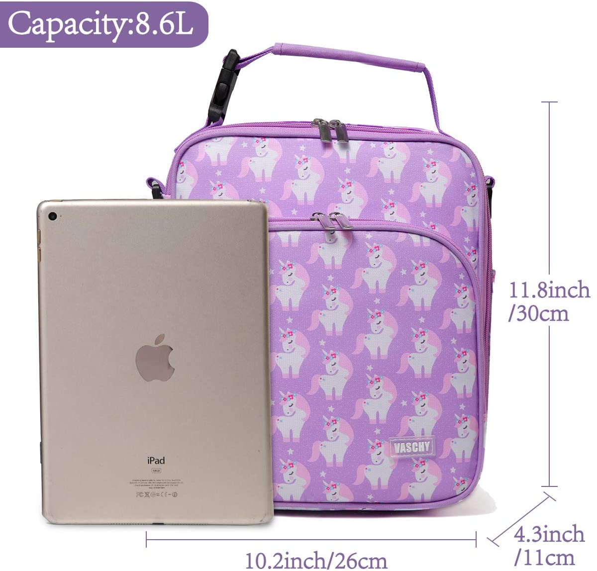 Vaschy Lunch Boxes Bag - Cute Unicorn