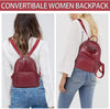 Vaschy Fashion Mini Backpack - Burgundy