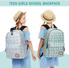 Vaschy Teen Girl School Backpack - Flamingos