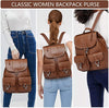 Vaschy Classic Large Backpack- Brown
