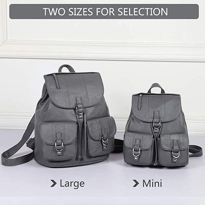 Vaschy Classic Small Backpack - Gray