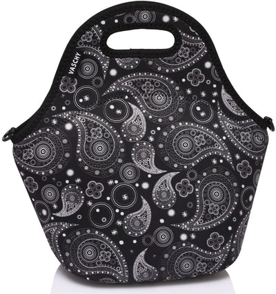 Vaschy Lunch Box Tote Bag - Paisley clover