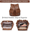 Vaschy Classic Large Backpack- Brown