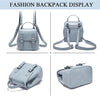 Vaschy Elegant 3 Ways Mini Backpack - Baby Blue