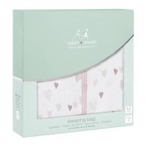 Aden and Anais - heartbreaker 1 TOG classic muslin sleeping bag S - Artock Australia