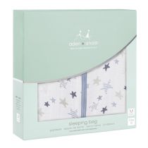 Aden and Anais - rock star 1 TOG classic muslin sleeping bag S - Artock Australia