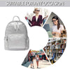 Vaschy Fashion Mini Backpack - Silver
