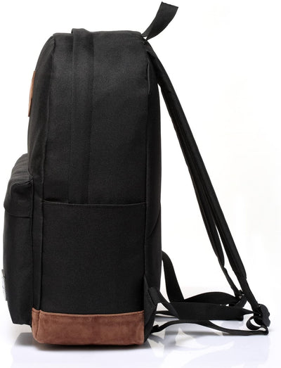 Vaschy Classic School  Backpack - Black
