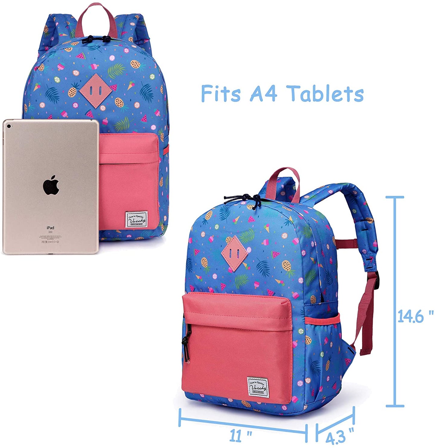 Vaschy Kids Backpacks - Cute Fruits