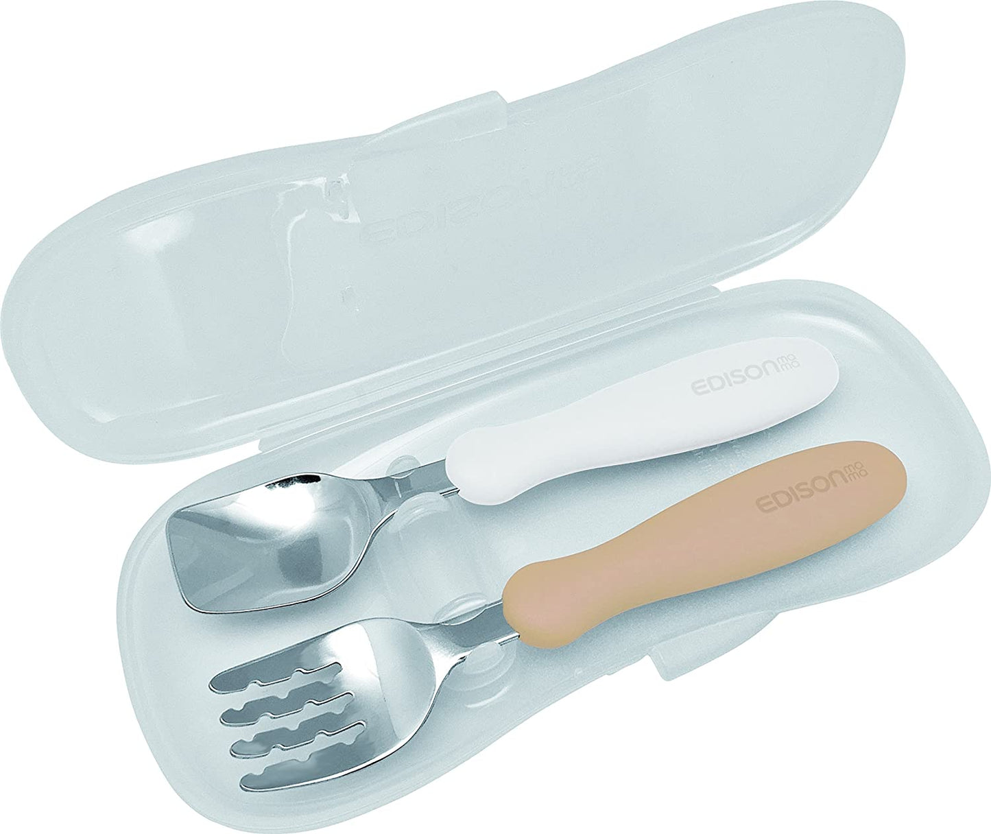 Edison Mama Baby Fork & Spoon Set - Milk & Potatoes