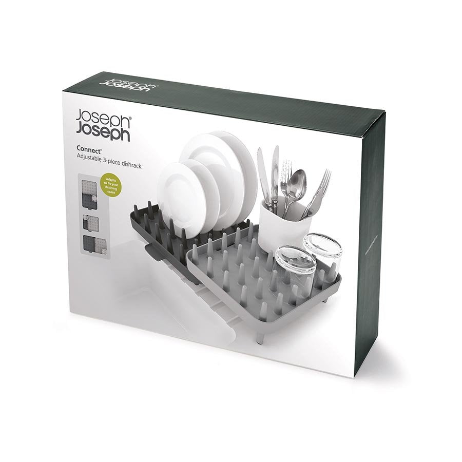 Joseph Joseph - Connect Adjustable 3 Piece Dish - Grey - Artock Australia