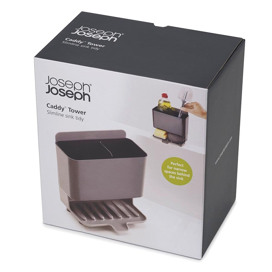 Joseph Joseph - Caddy Tower - Slimline Sink Tidy - Grey - Artock Australia