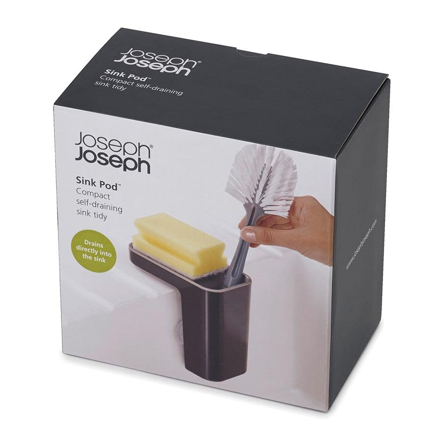 Joseph Joseph - Sink Pod - Self-Drain Sink Tidy - Grey - Artock Australia