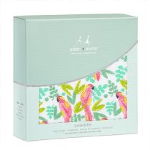 Aden and Anais - birds of paradise classic swaddle single - Artock Australia