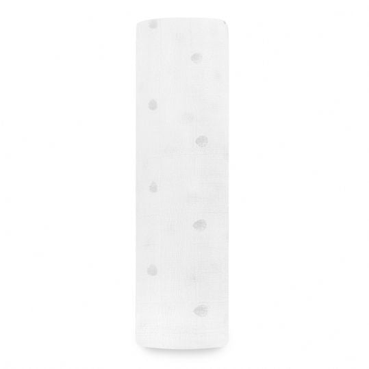 Aden and Anais - grey water dot single swaddle - Artock Australia