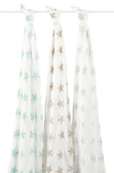Aden and Anais - milkyway 3-pack silky soft swaddles - Artock Australia
