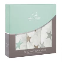 Aden and Anais - milkyway 3-pack silky soft swaddles - Artock Australia