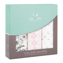 Aden and Anais - meadowlark 3-pack silky soft swaddles - Artock Australia