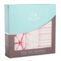 Aden and Anais - berry shibori 3-pack silky soft swaddles - Artock Australia