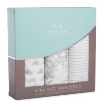 Aden and Anais - metallic blue moon birch 3pack - Artock Australia