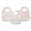 Aden and Anais - primrose birch bamboo 3-pack snap bibs - Artock Australia