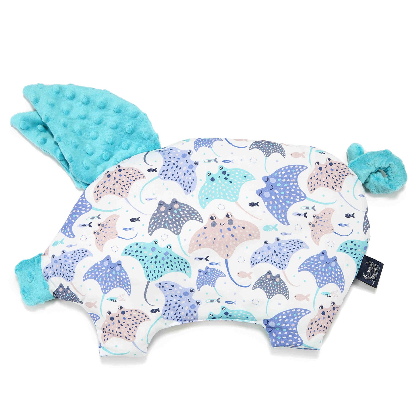 Sleepy Pig - Manta Ray - Teal