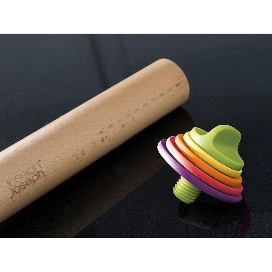 Joseph Joseph - Adjustable Rolling Pin - Multi-Colour - Artock Australia