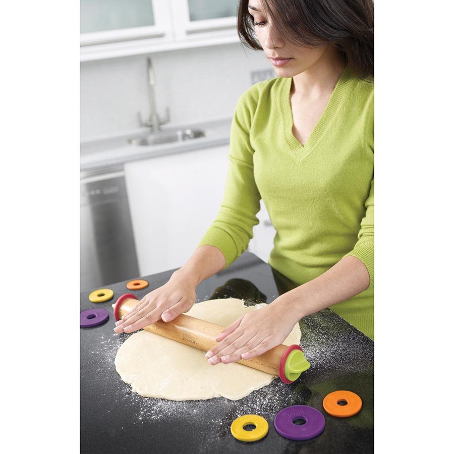 Joseph Joseph - Adjustable Rolling Pin - Multi-Colour - Artock Australia