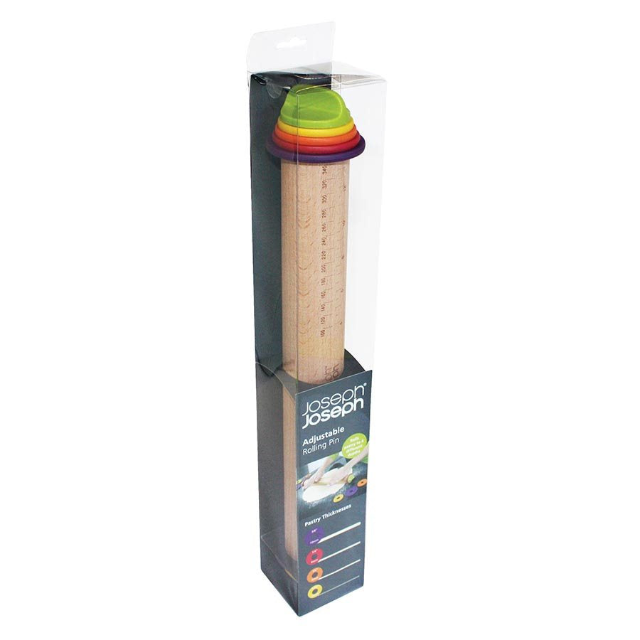 Joseph Joseph - Adjustable Rolling Pin - Multi-Colour - Artock Australia