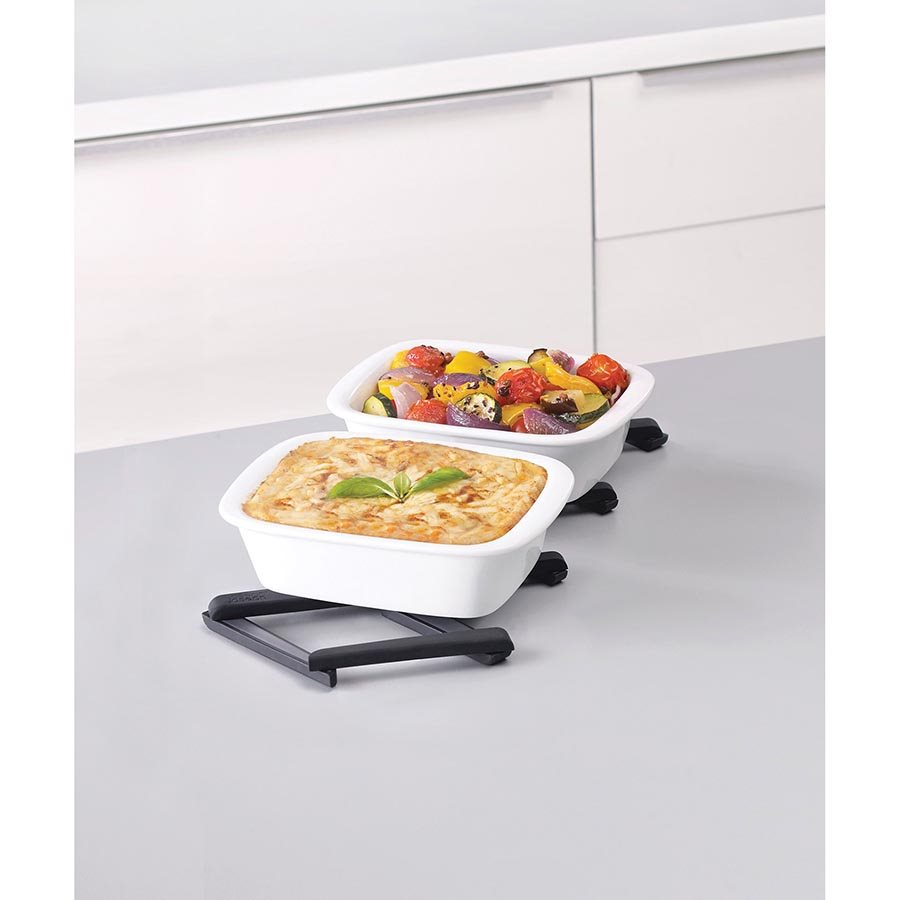 Joseph Joseph - Xpander -Stretch Silicone Pot Stand-Black - Artock Australia