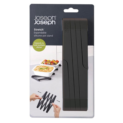 Joseph Joseph - Xpander -Stretch Silicone Pot Stand-Black - Artock Australia