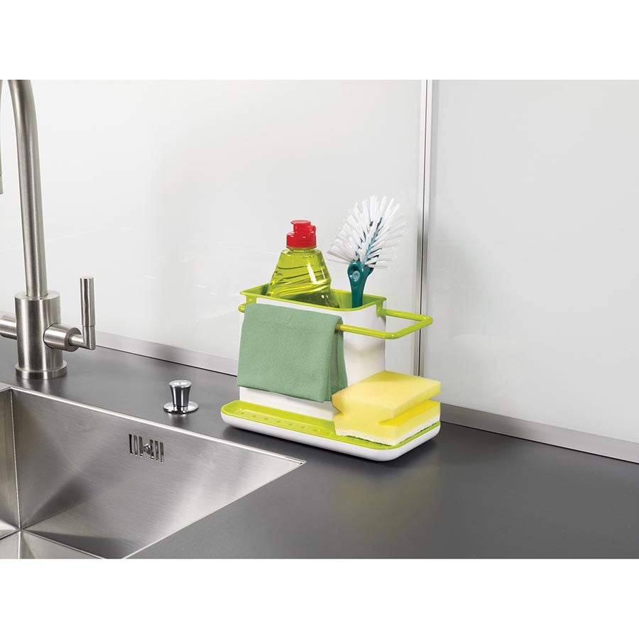 Joseph Joseph - Caddy Sink Area Tidy - White/ Green - Artock Australia