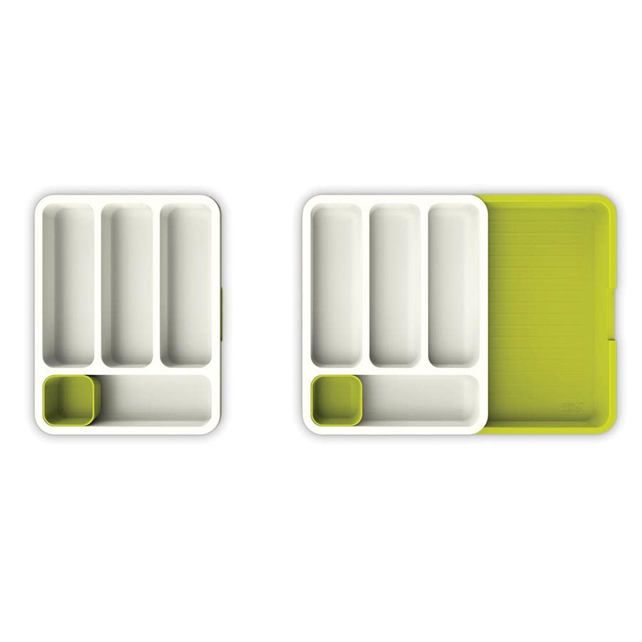 Joseph Joseph - DrawerStore - Cutlery Tray-White/ Green - Artock Australia