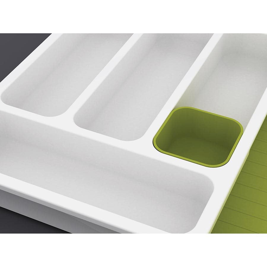 Joseph Joseph - DrawerStore - Cutlery Tray-White/ Green - Artock Australia