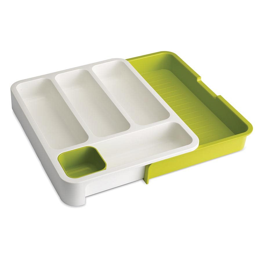 Joseph Joseph - DrawerStore - Cutlery Tray-White/ Green - Artock Australia