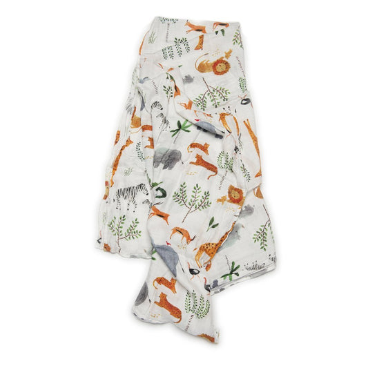 Muslin Swaddle - Safari Jungle