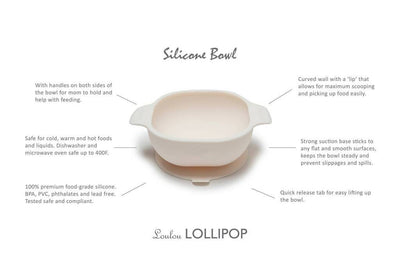 Silicone Snack Bowl - Cream