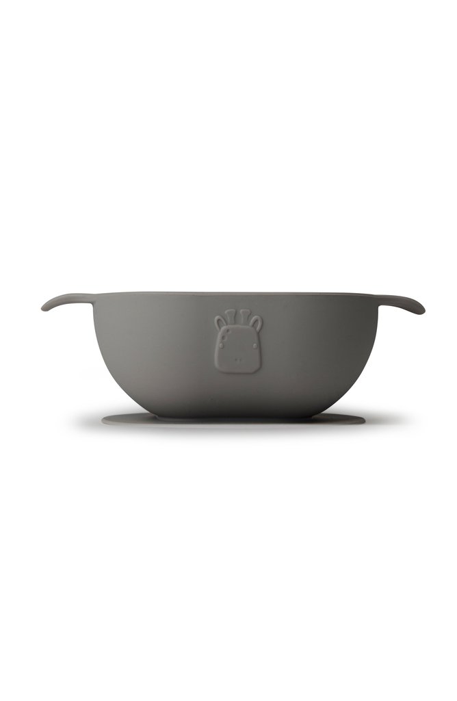 Silicone Snack Bowl - Silver Grey