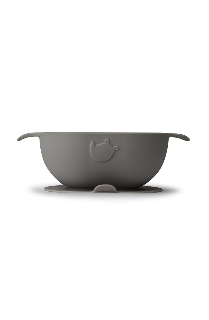 Silicone Snack Bowl - Silver Grey