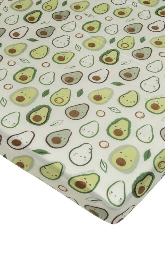 Fitted Crib Sheet - Avocado