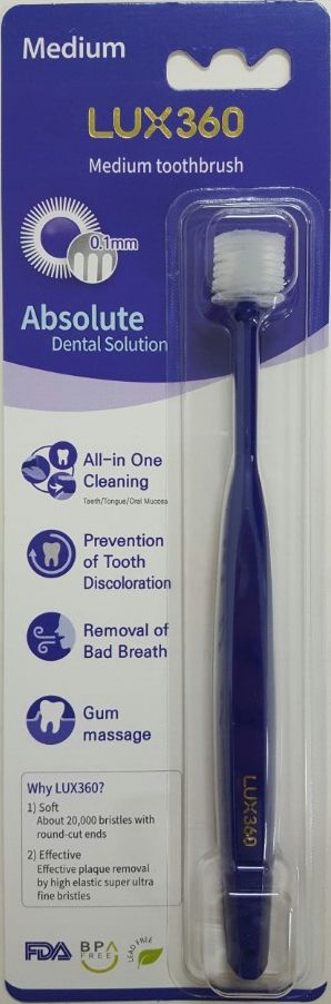 Lux360 Sensitive Medium Care Toothbrush