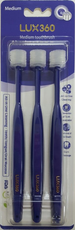 Lux360 Sensitive Medium Care Toothbrush