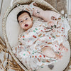 Bamboo Swaddle Blanket King - French Riviera Girl