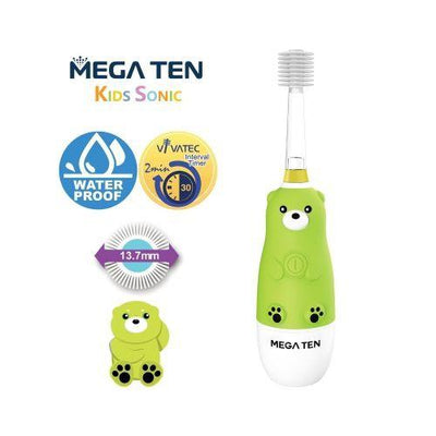 MegaTen Kids Sonic Toothbrush - SOFT (1y-4y)