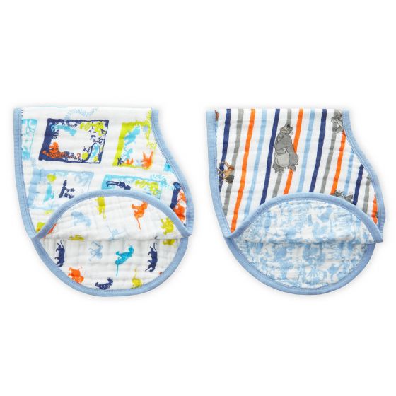 Aden and Anais - disney baby classic burpy bibs jungle book 2-pack - Artock Australia