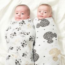 Aden and Anais - classic swaddles Disney Mickey 90th metallic 3 Pack (limited ed) - Artock Australia