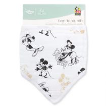 Aden and Anais - mickey's 90th - montage metallic bandana bib (limited edition) - Artock Australia
